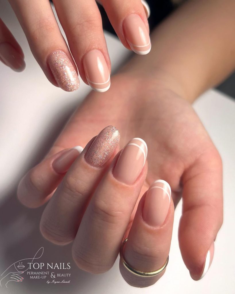 Natürliche Nude-Nägel – Arbeit von Top Nails Bautzen
