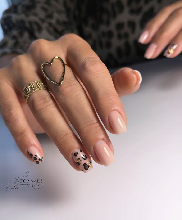 Nude-Nägel mit Herzen – Top Nails Bautzen