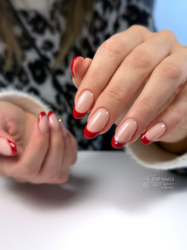 Rotes French – Top Nails Bautzen