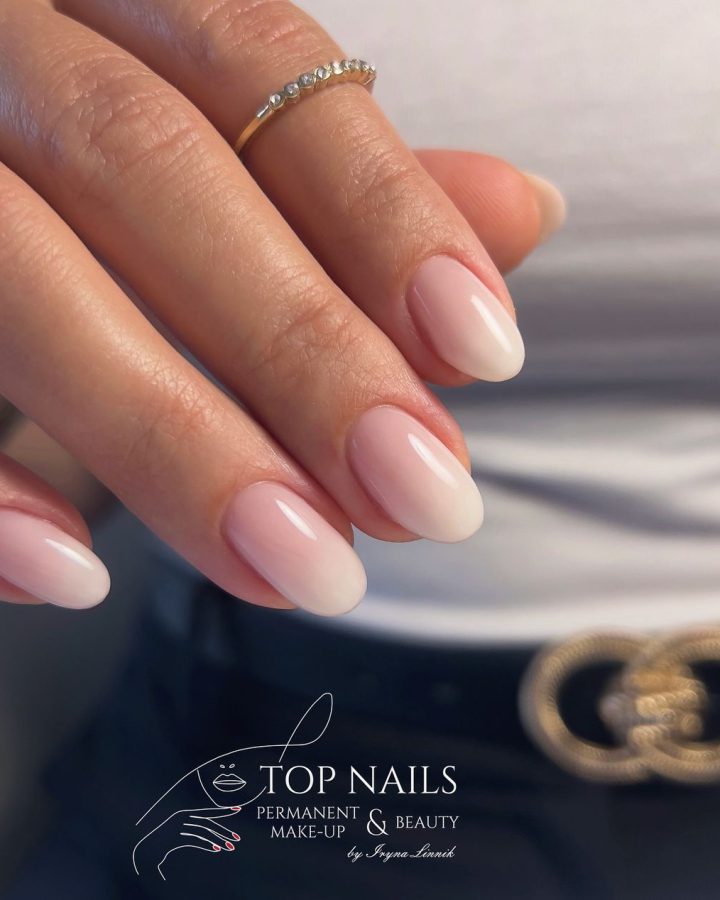 Langes Nude-French – Top Nails Bautzen