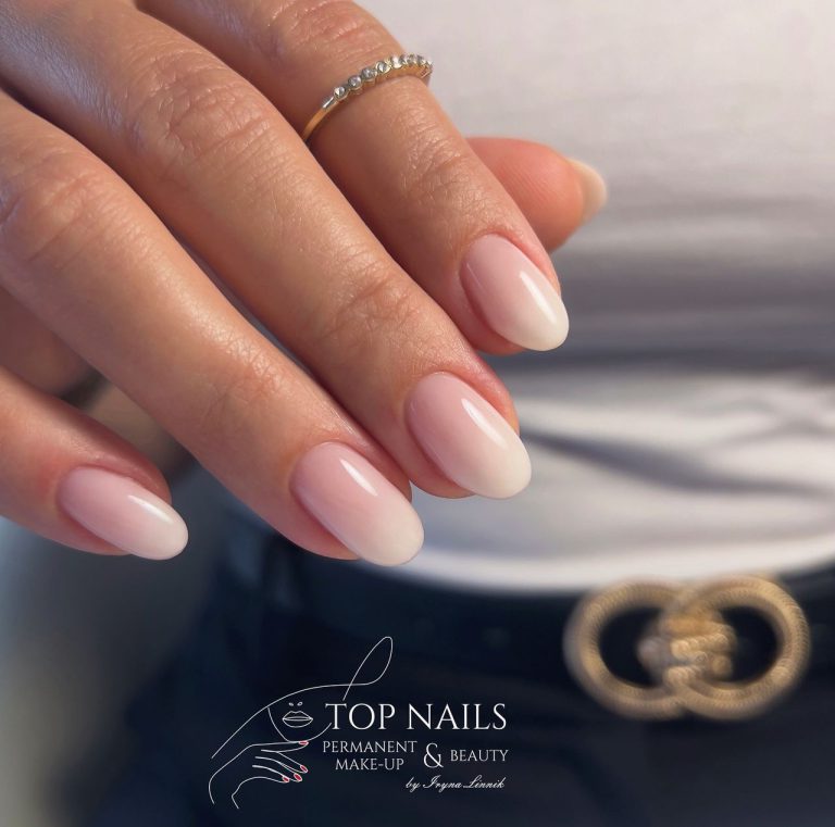 Langes Nude-French – Top Nails Bautzen