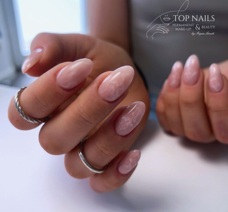 Rosé Nude-Nägel – Top Nails Bautzen